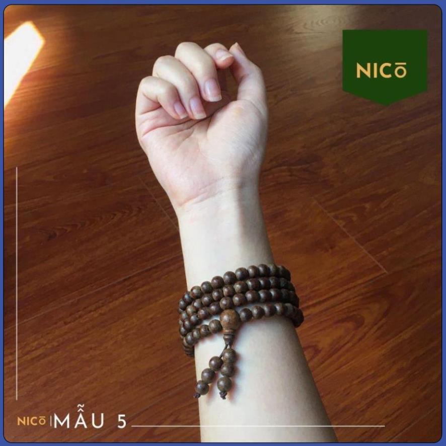 [TẶNG HỘP GẤM] Vòng tay Trầm Hương 108 hạt 3 mẫu 3mm 5mm 6mm | BigBuy360 - bigbuy360.vn