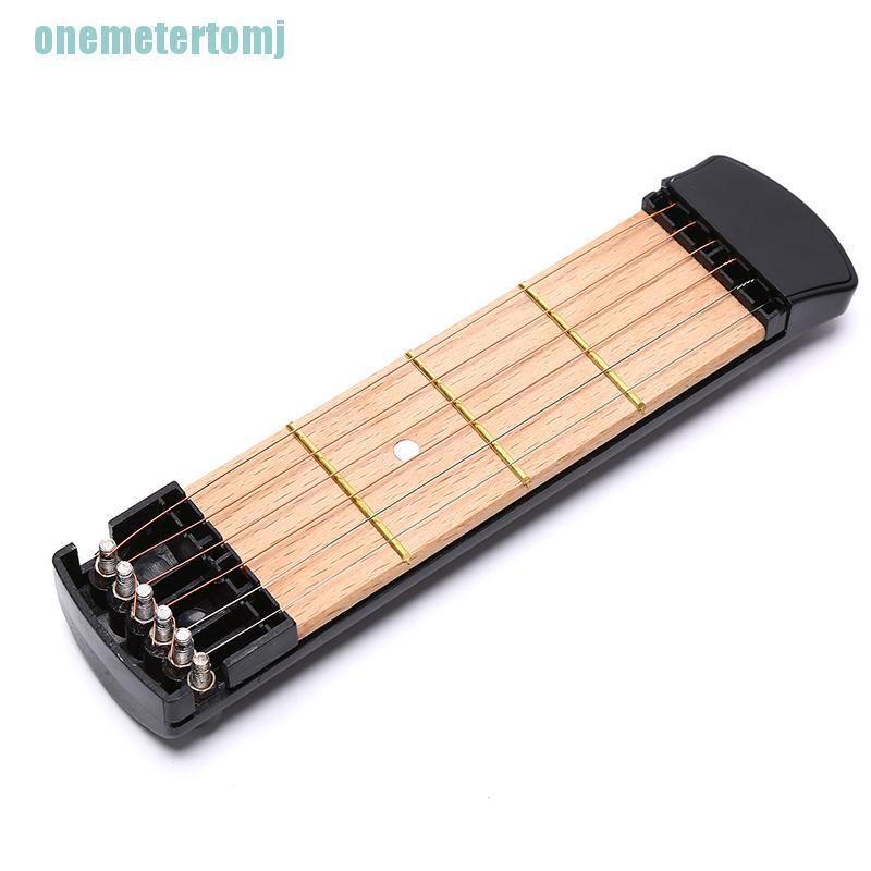 【ter】6 Tone Pocket Guitar Practice Neck Portable Guitar Chord Trainer Tools Beginner