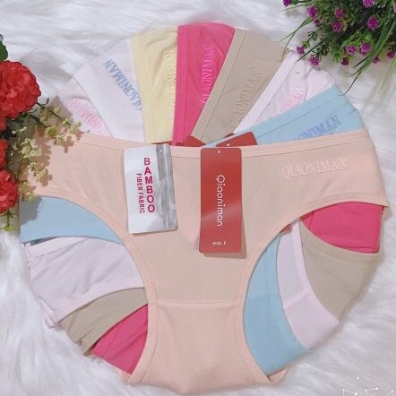 [Combo 5] Quần Lót Cotton Co Dãn 4 Chiều bamboo qiaoniman  FREESHIP - INBOX SHOP LỰA MÀU