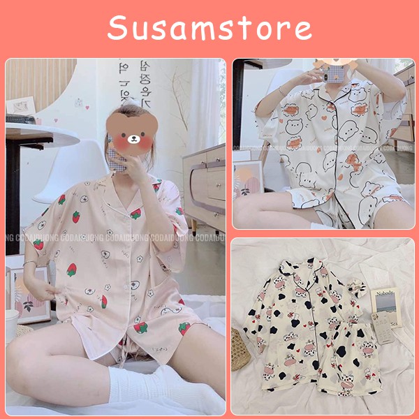 Set đồ nữ - Đồ bộ pijama nhiều hoạ tiết siêu xinh SS162