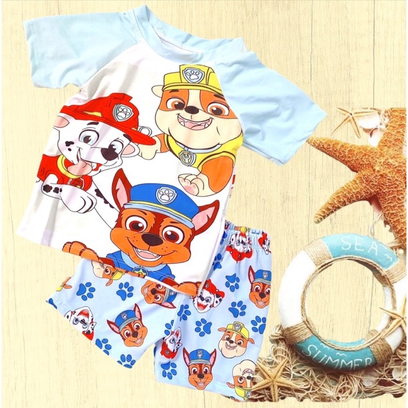 Bộ bơi bé trai PeppyPizza Boi019