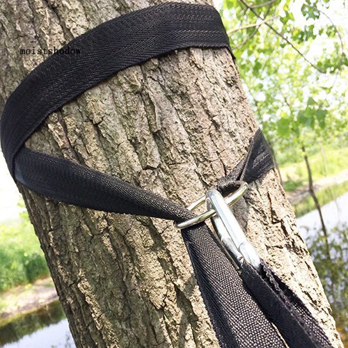 Võng Treo Cắm Trại Ngoài Trời Bằng Nylon Kèm Khóa Tiện Dụng