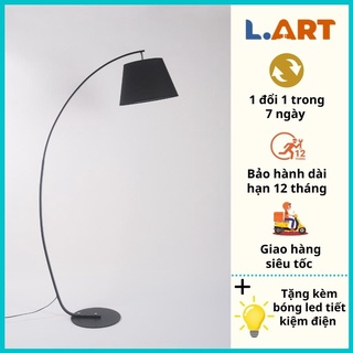 Đèn cây đứng phòng khách đèn làm việc dáng cong phong cách Minimalism DCLA006