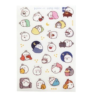 1 tấm sticker thỏ molang ú <3