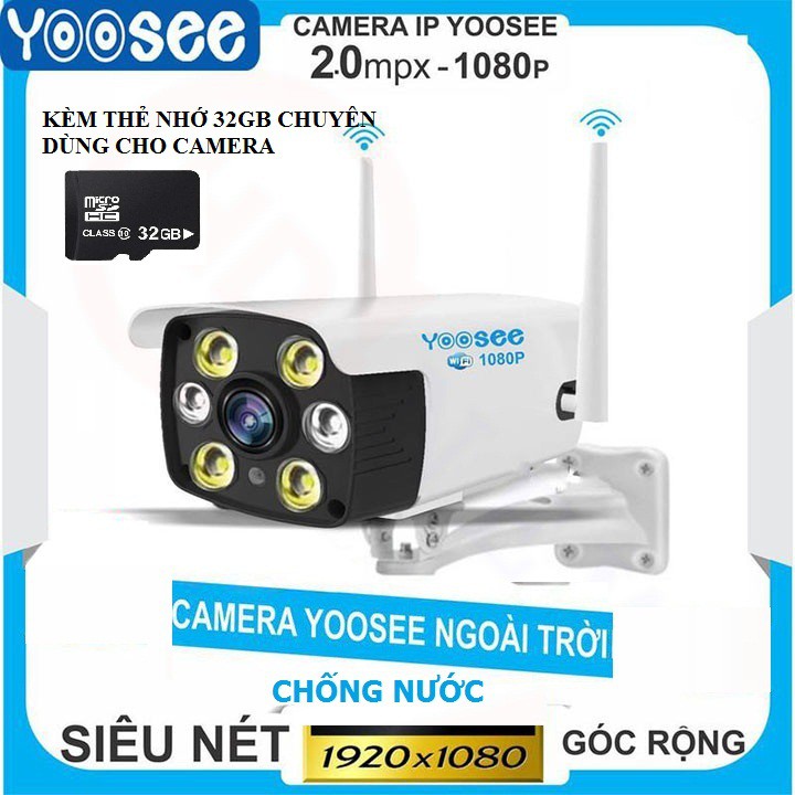 [CÓ KÈM THẺ NHỚ] CAMERA NGOÀI TRỜI W26 1080P YOOSEE | BigBuy360 - bigbuy360.vn