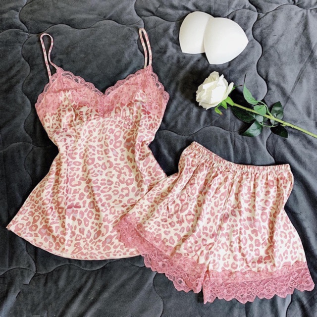 [LL 511 ] Bộ ngủ lụa satin siêu xinh - đồ ngủ cao cấp (kèm mút ngực ) - Cô Chủ Nhỏ Chuyên Sỉ
