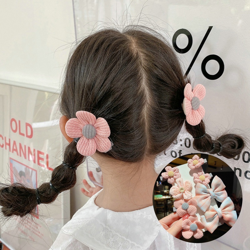 Set 8 KẹP TóC HìNh Nơ Dễ Thương Cho Bé GáI