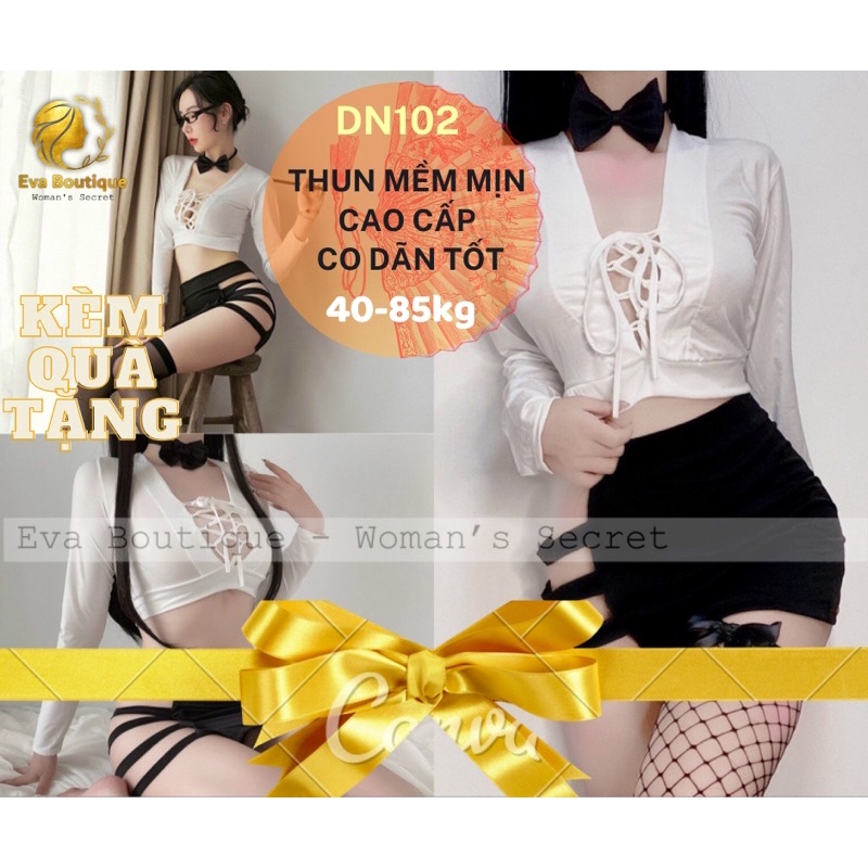 _DN102_Set bộ cosplay thư ký sexy [evaboutique9x]