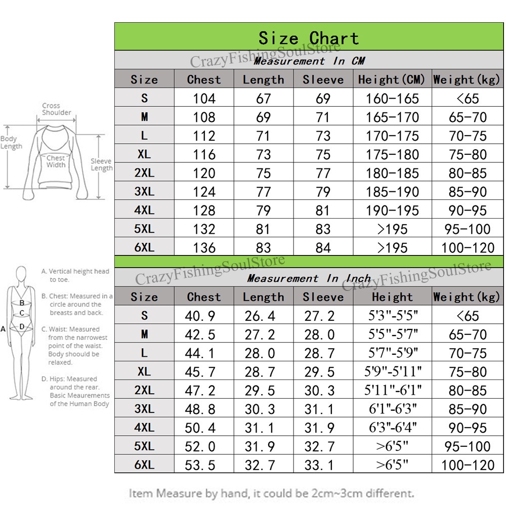 Áo Khoác Câu Cá Dài Tay Chống Tia UV Size S-6XL