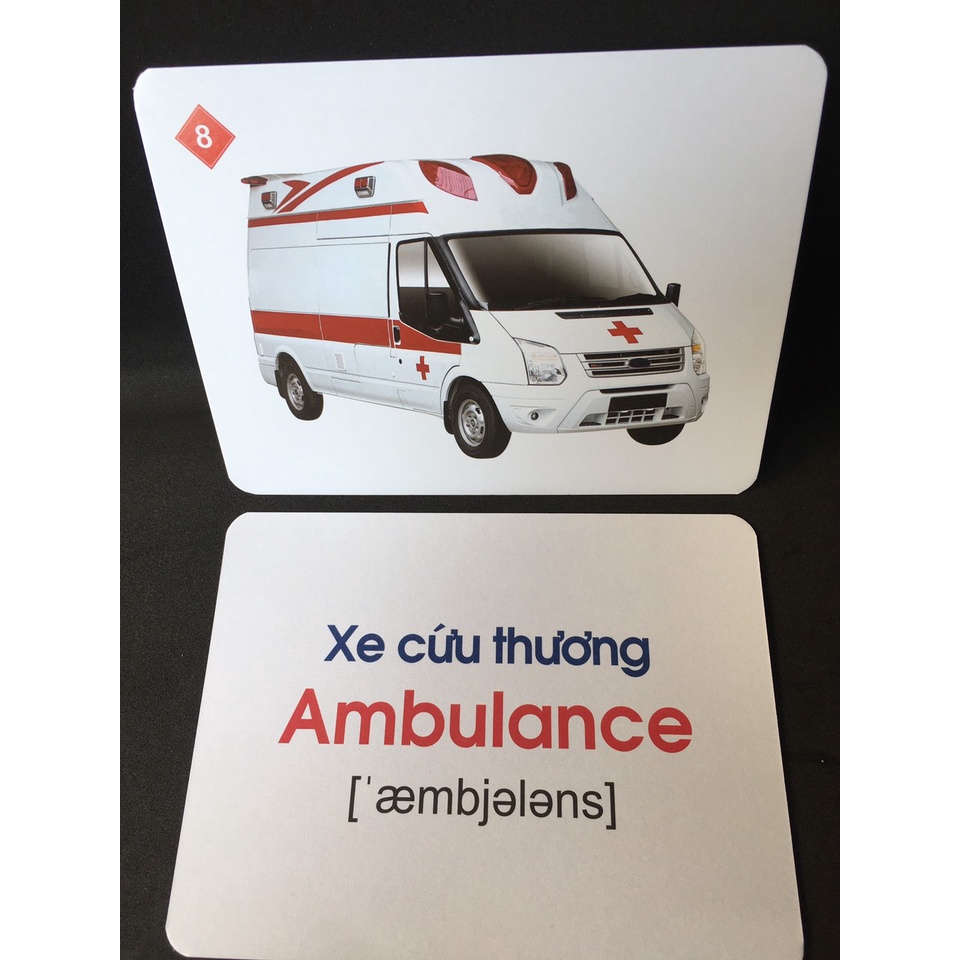 FLASH CARD - Bộ thẻ học thông minh song ngữ Việt - Anh có VIDEO PHÁT ÂM theo phương pháp giáo dục sớm của Glenn Doman