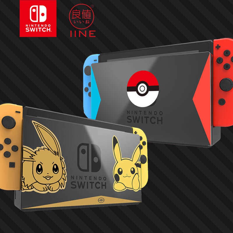 Giá Trị Tốt Vỏ pc Trong Suốt Chống Trầy Xước Chủ Đề Pikachu Trang Trí Đế Bảo Vệ Cho Nintendo switch ns