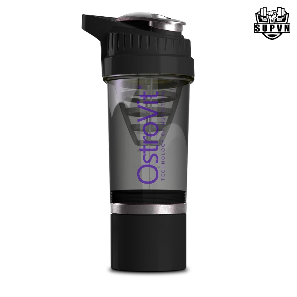 Bình CYCLONE 2 Tầng 700ml - Bình lắc có hộp đựng bột Whey, Bcaa