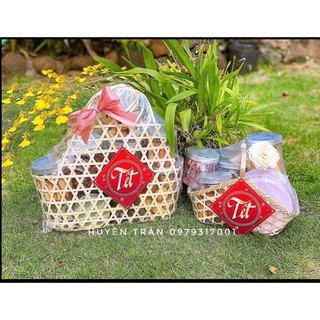 Giỏ  Đan Tre Đựng Đồ, Decor  Chụp Hình G6.1