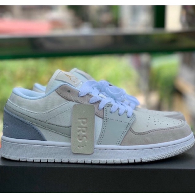 [FREE SHIP] ⚡ giày jd⚡Giày sneaker jodan xám cổ thấp chất xin hàng ngon