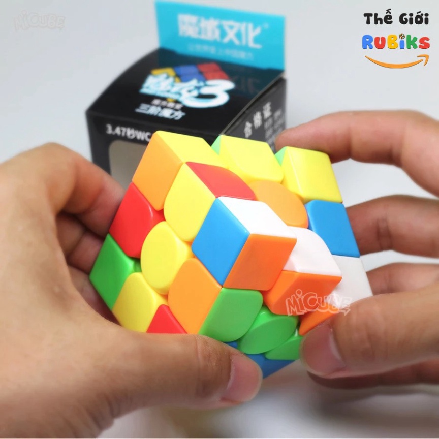 Rubik 3x3 MoYu MeiLong 3 / 3C Stickerless MofangJaoshi / Rubik's Cube 3 Tầng
