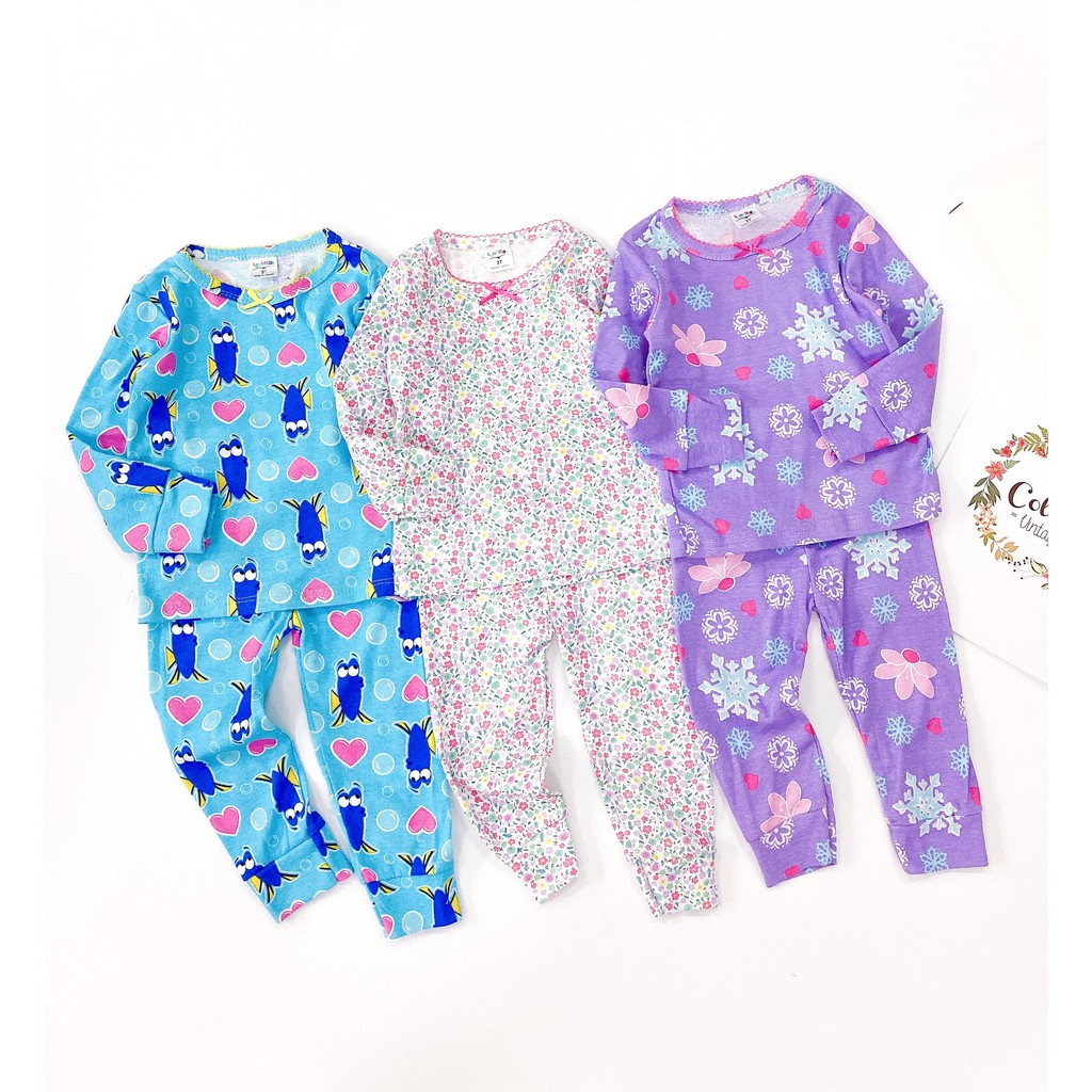 XẢ KHO SET 3 BỘ DÀI TAY BORIP MỀM THẤM MỒ HÔI CHO BÉ 2020