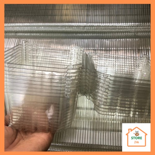 [Bộ 50 hộp nhựa 500g & 1kg] đựng trái cây, rau củ quả, thực phẩm, trong suốt an toàn, tiện lợi. | BigBuy360 - bigbuy360.vn