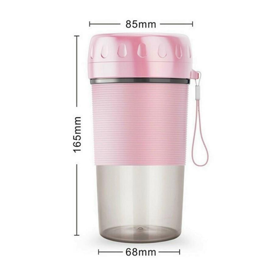 [ Loại 1] Máy Xay Sinh Tố Cầm Tay Hàng Nhập Pin Sạc Tích Điện 300ML, Máy xay mini cầm tay xay hoa quả Portable Juicer