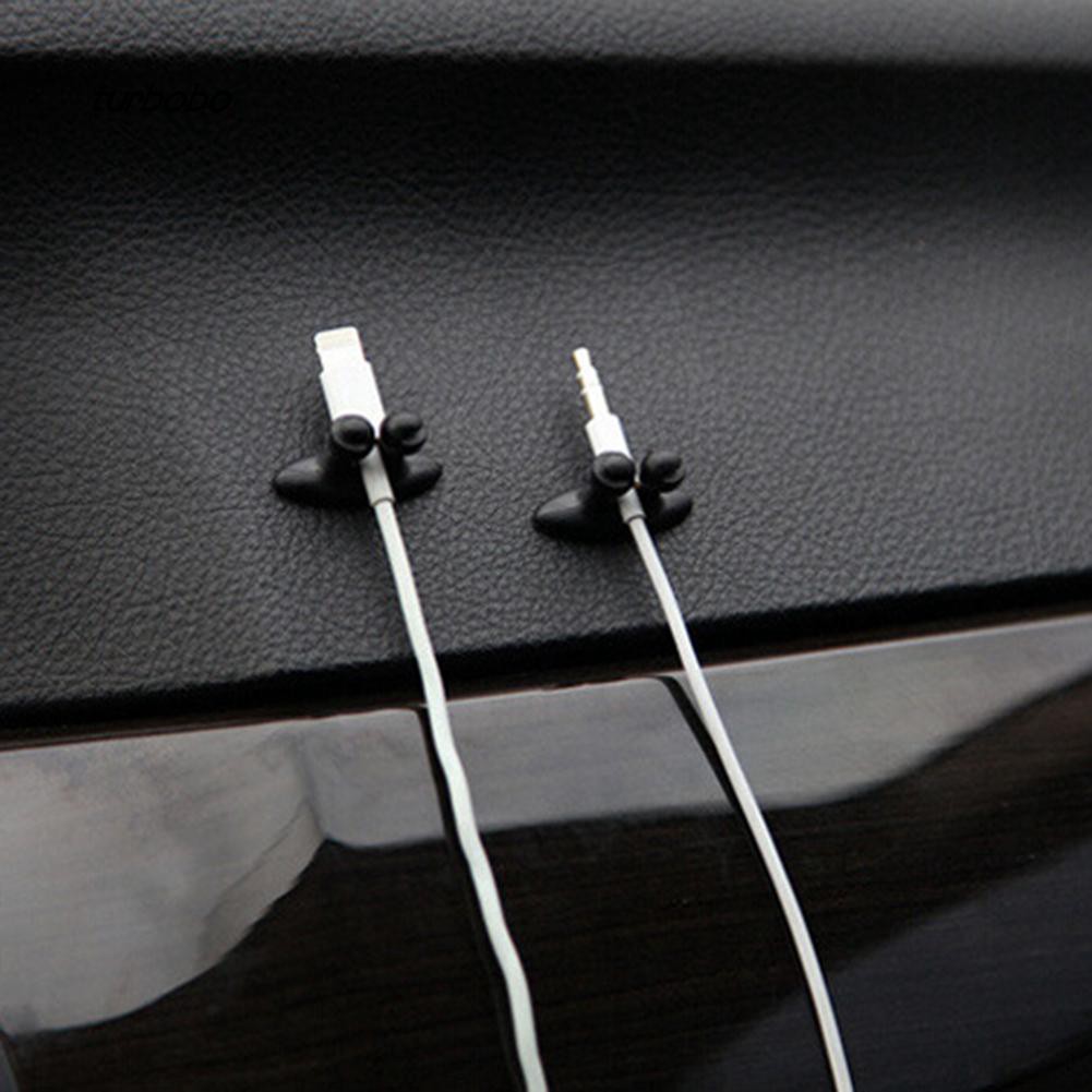 Set 8 Kẹp Cố Định Dây Cáp Xe Hơi