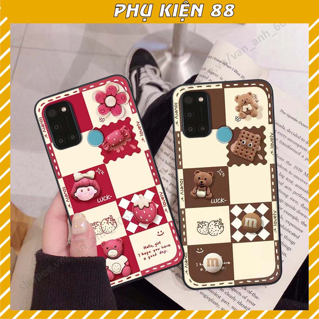 Ốp lưng Realme C17 / 7i hình gấu, kẹo dễ thương cute