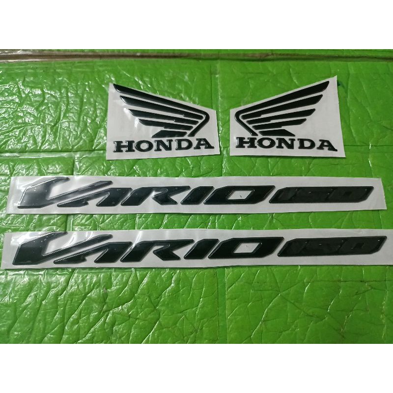 Bộ tem nổi Vario 2020 màu đen bóng New