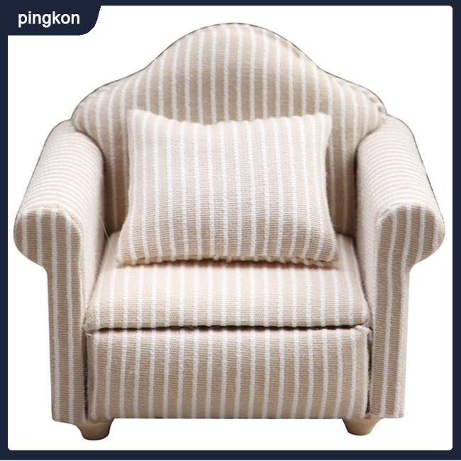 Mô Hình Ghế Sofa Tỉ Lệ 1:12 Trang Trí Nhà Búp Bê/Phòng Khách