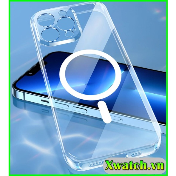 Ốp lưng iPhone trong suốt từ tính Magnetic Case Cho iPhone 14 / 14 pro/ 14 pro max