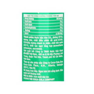 Sprite lon Thùng 24 lon x 330ml