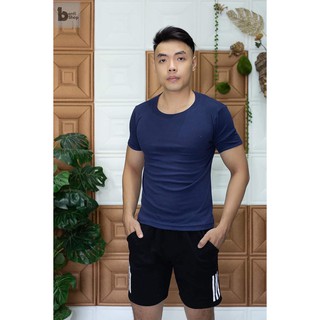 Áo thun trơn nam body full màu