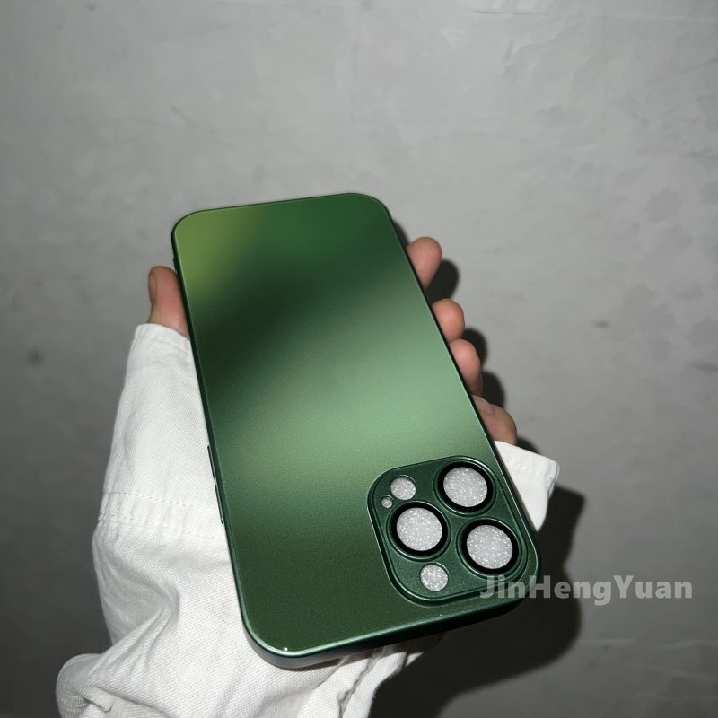 Pearl lacquer Gradient Tempered Glass Case for IPhone 14 13 12 11 Pro Max 14 plus Full Cover hard casing