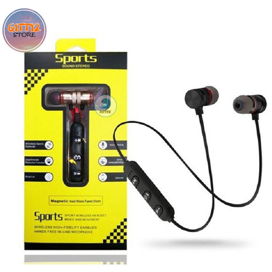 Tai Nghe Bluetooth Sport S8 Hai Đầu Nam Châm Có Míc Đàm Thoại