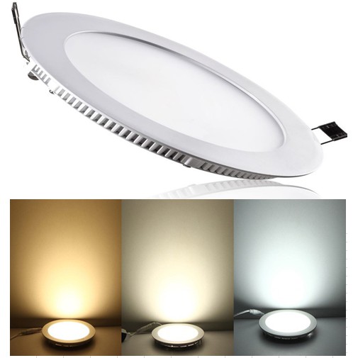 ĐÈN LED ÂM TRẦN SIÊU MỎNG 3 CHẾ ĐỘ 6W,9W,12W - ĐÈN LED ÂM TRẦN 3 MÀU - BẢO HÀNH 2 NĂM | WebRaoVat - webraovat.net.vn