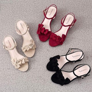BUTTERFLY Giày Cao Gót Sandal Nữ Quai Ôm Cổ Chân Thời Trang Hàn 2020