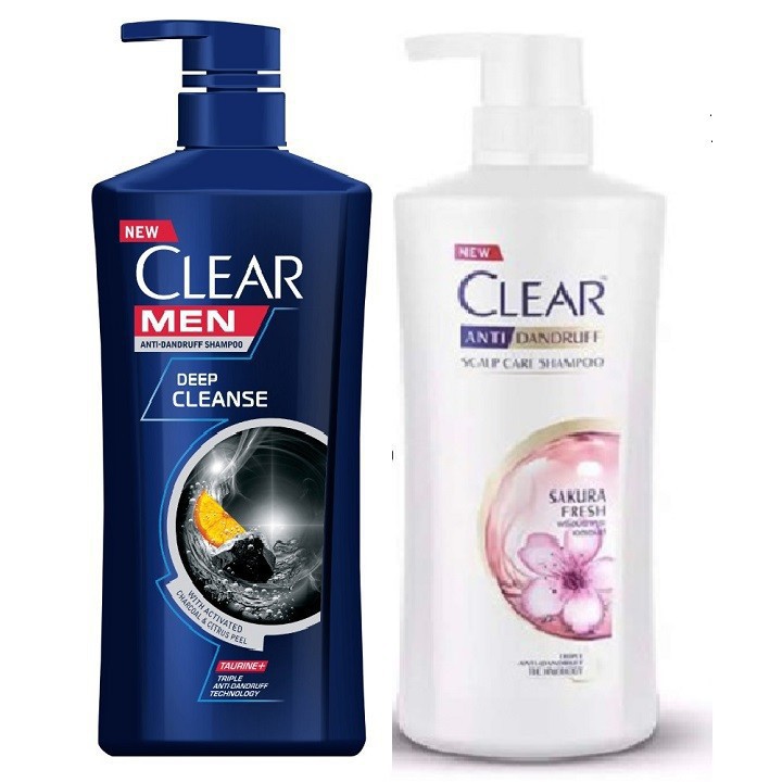 Dầu Gội Clear Men Cool Sport Bạc Hà thái lan 450ml 😘 FREESHIP 😘 sạch gàu, giảm tóc gãy rụng