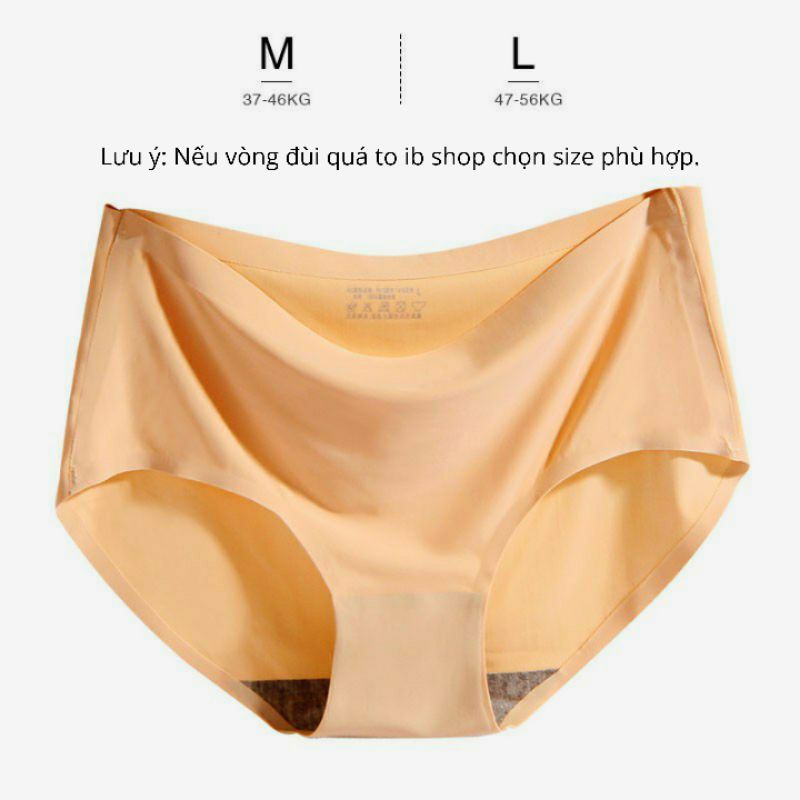 Quần lót nữ thun lạnh đúc su không đường may mặc trong váy dễ thương QL01 QL01 | BigBuy360 - bigbuy360.vn