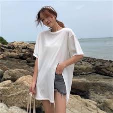 Áo Thun Rộng, Áo Thun Tay Lỡ XẺ TÀ, Áo Phông Tay Lỡ Form Rộng, Áo Unisex, Áo Thun Nữ Freesize | BigBuy360 - bigbuy360.vn