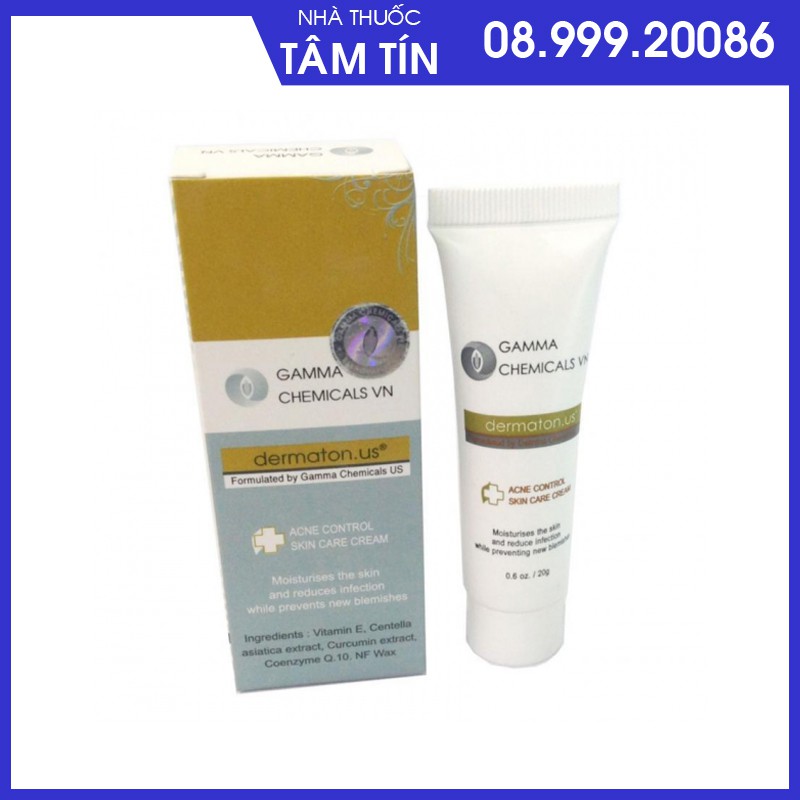 Kem  Mụn Gamma Chemicals Dermaton US 20gr ,