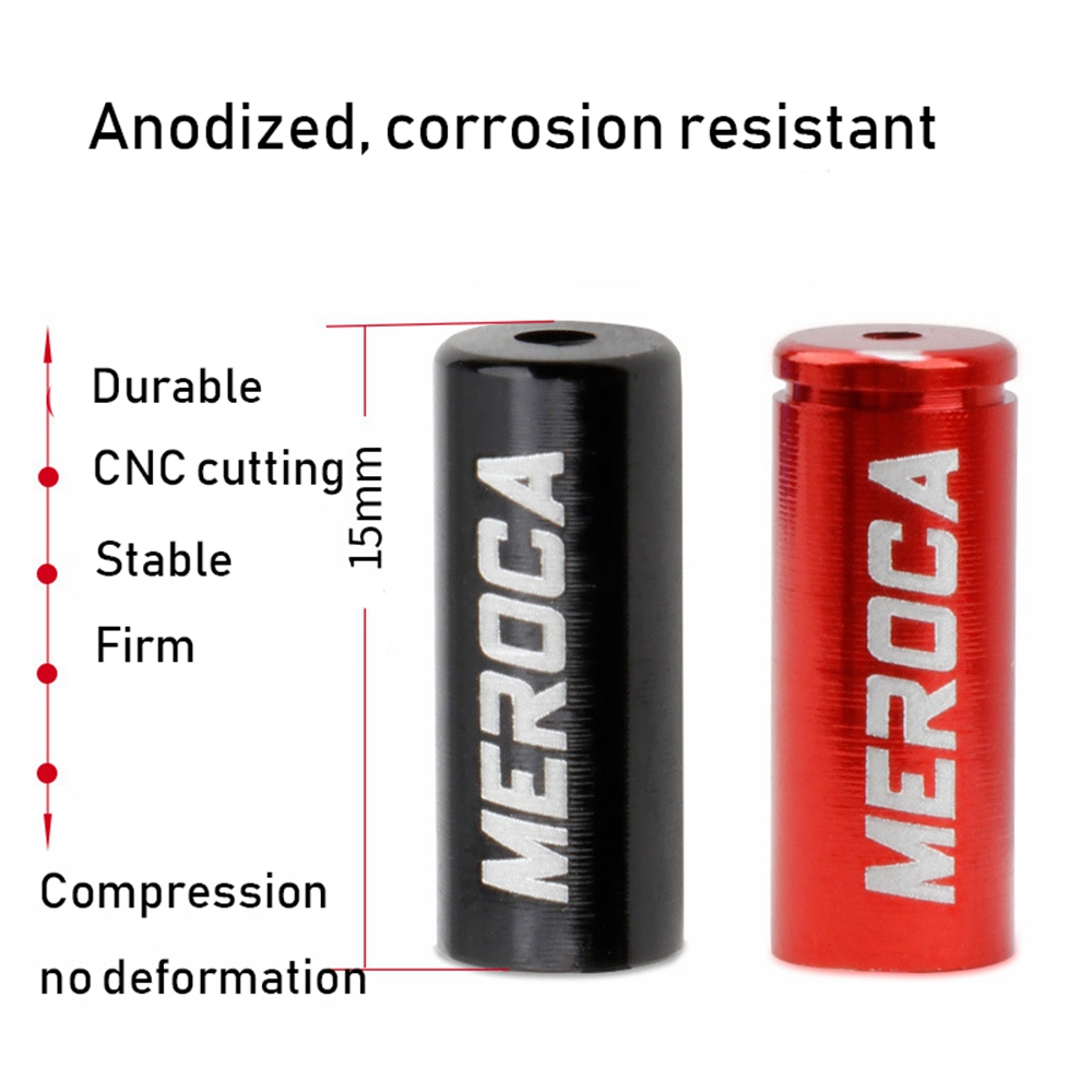 10 Đầu Bọc Dây Phanh Xe Đạp 4mm 5mm