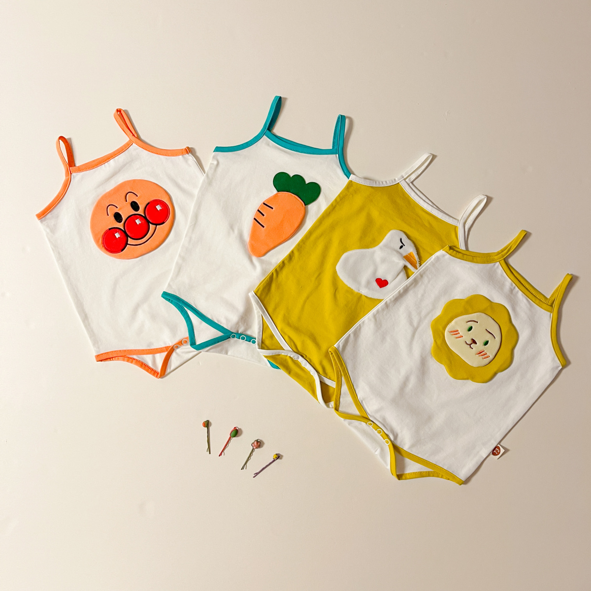 Áo liền quần Bodysuit Romper Liền Mảnh In Hoạt Hình 3d Cho Các Bé Nhỏ Sơ Sinh