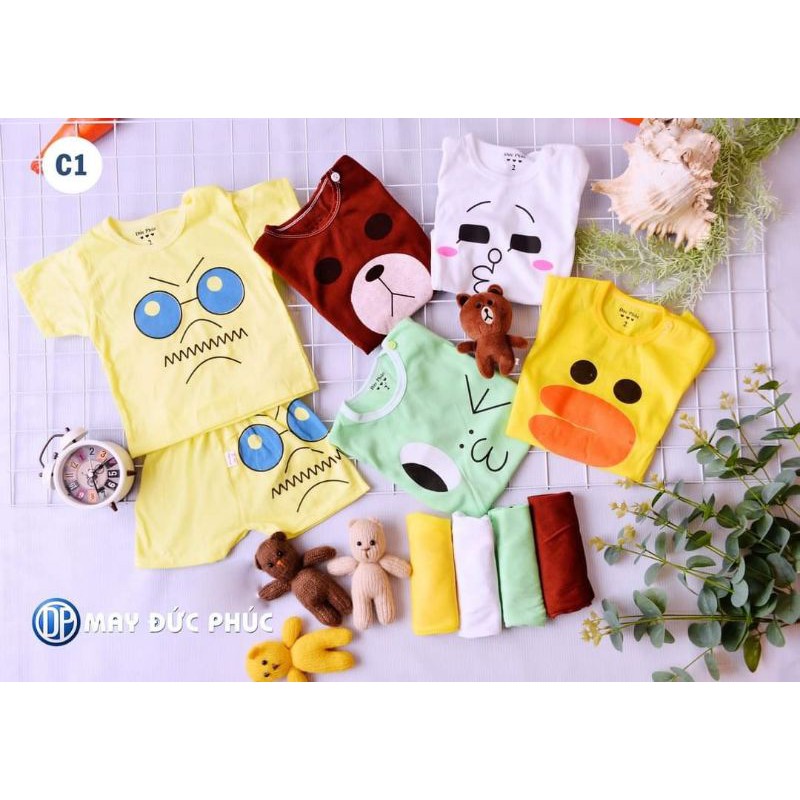 Set 5 bộ cộc tay sơ sinh (nhiều mẫu)