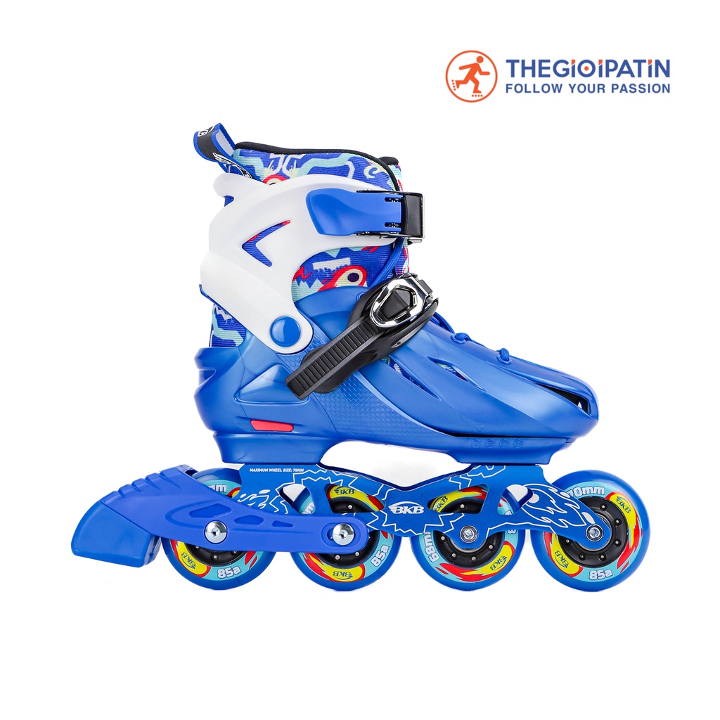 Giày Patin Trẻ Em Flying Eagle BKB K8, Giày Trượt Patin Form Nhựa Cao Cấp, Tặng Kèm Bảo Hộ Tay Chân Cho Bé