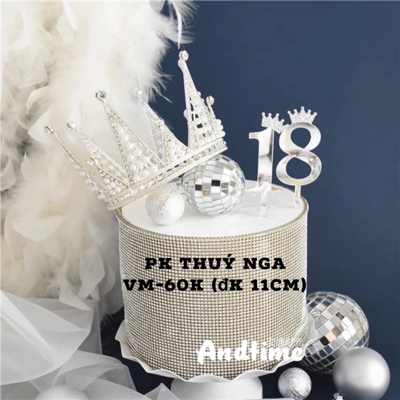 VƯƠNG MIỆN NHỌN ĐẠI TO (11CM)TRANG TRÍ BÁNH KEM