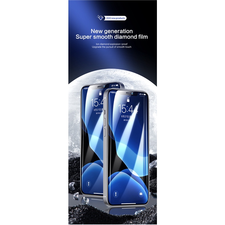 SmartDevil Kính cường lực siêu mịn bảo vệ màn hình thích hợp cho iPhone 12 pro Max 12 pro 12 Mini/ 11/ 11 pro/ 13