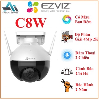Camera xoay 360 độ ngoài trời độ nét cao báo động ezviz c8w 4mp 2k,ezviz c8c 2mp,ezviz c6n 4mp trong nhà-hàng chính hãng