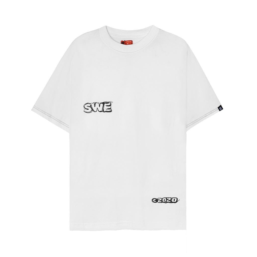 Áo Thun Form Rộng Tay Lỡ SWE Khói, Unisex Phù Hợp Với Mọi Người Giá Rẻ HaiHaiShop .