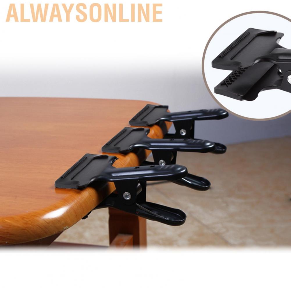 Alwaysonline Padded With Rubber Bumpers Spring Clamp Metal Backdrop Clip Well-Constructed for Muslin / Paper