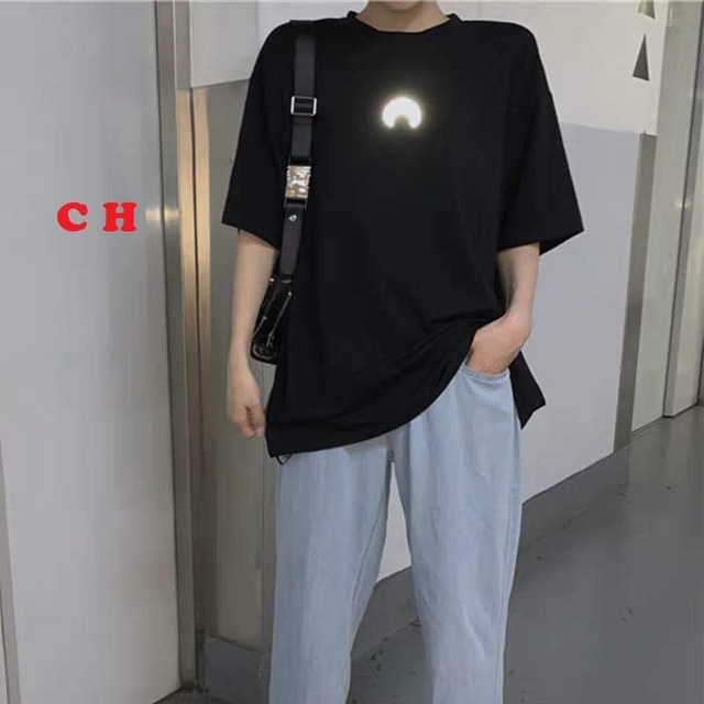 Áo phông phản quang mặt trăng ngược COH0719
