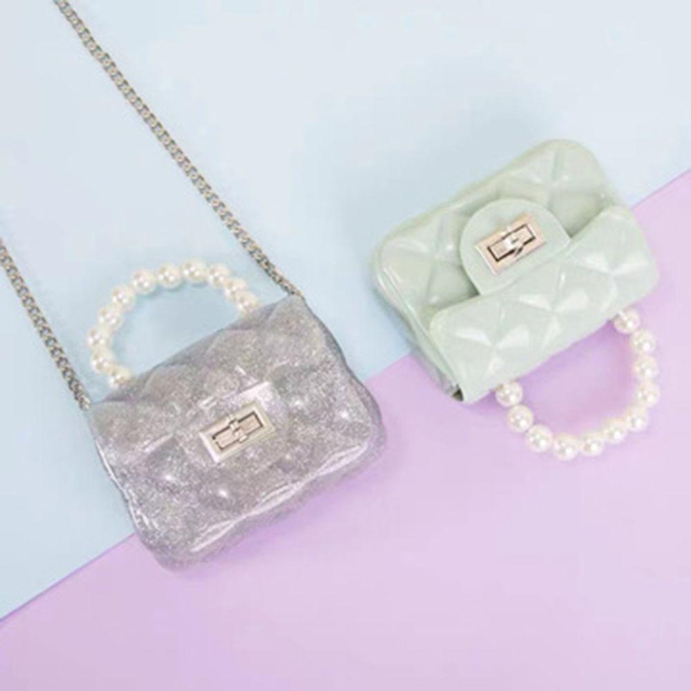 WTTLE Shoulder Bags Fashion Rhombus Soft Jelly Bag