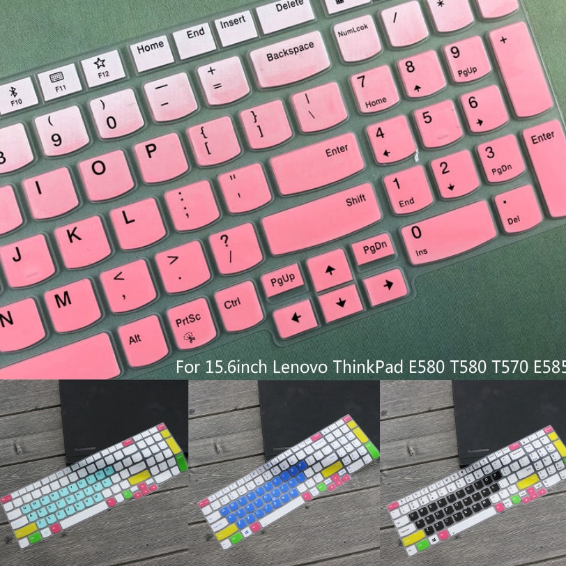 Miếng Dán Bàn Phím Silicon Mềm Siêu Mỏng Cho Laptop 15.6inch Lenovo Thinkpad E580 T580 T570 E585