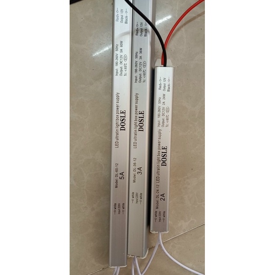 Nguồn đũa 12v -;60w -5a....24w-2a. dùng cho dây led dán 12v.